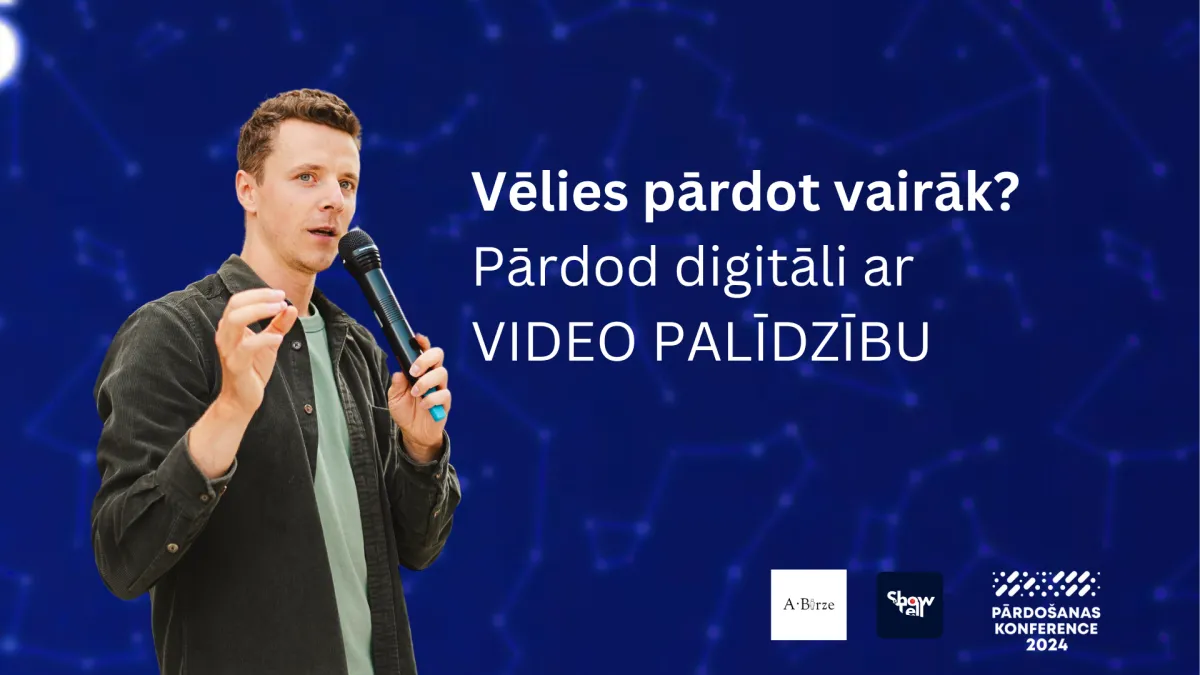 pardot vairak ar video palidzibu. Pardosanas konference