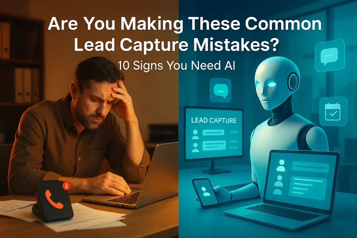 Are You Making These Common Lead Capture Mistakes? 10 Signs You Need AI