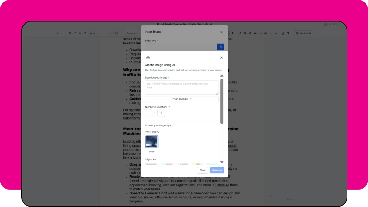 Beat Writer's Block & Create Marketing Content Faster with Lead Monsta's Content AI Assistant