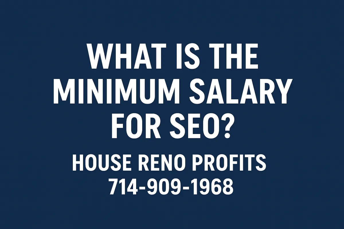 What is the minimum salary for SEO?