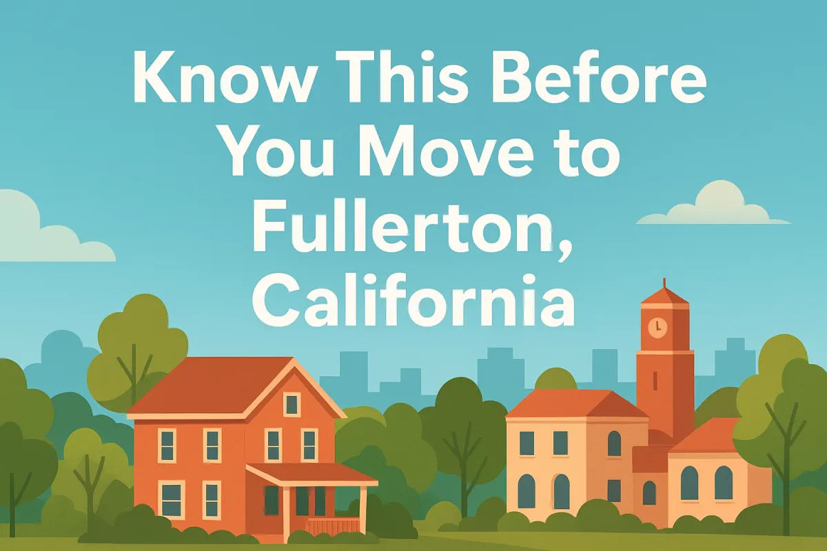 Know this before you move to fullerton California