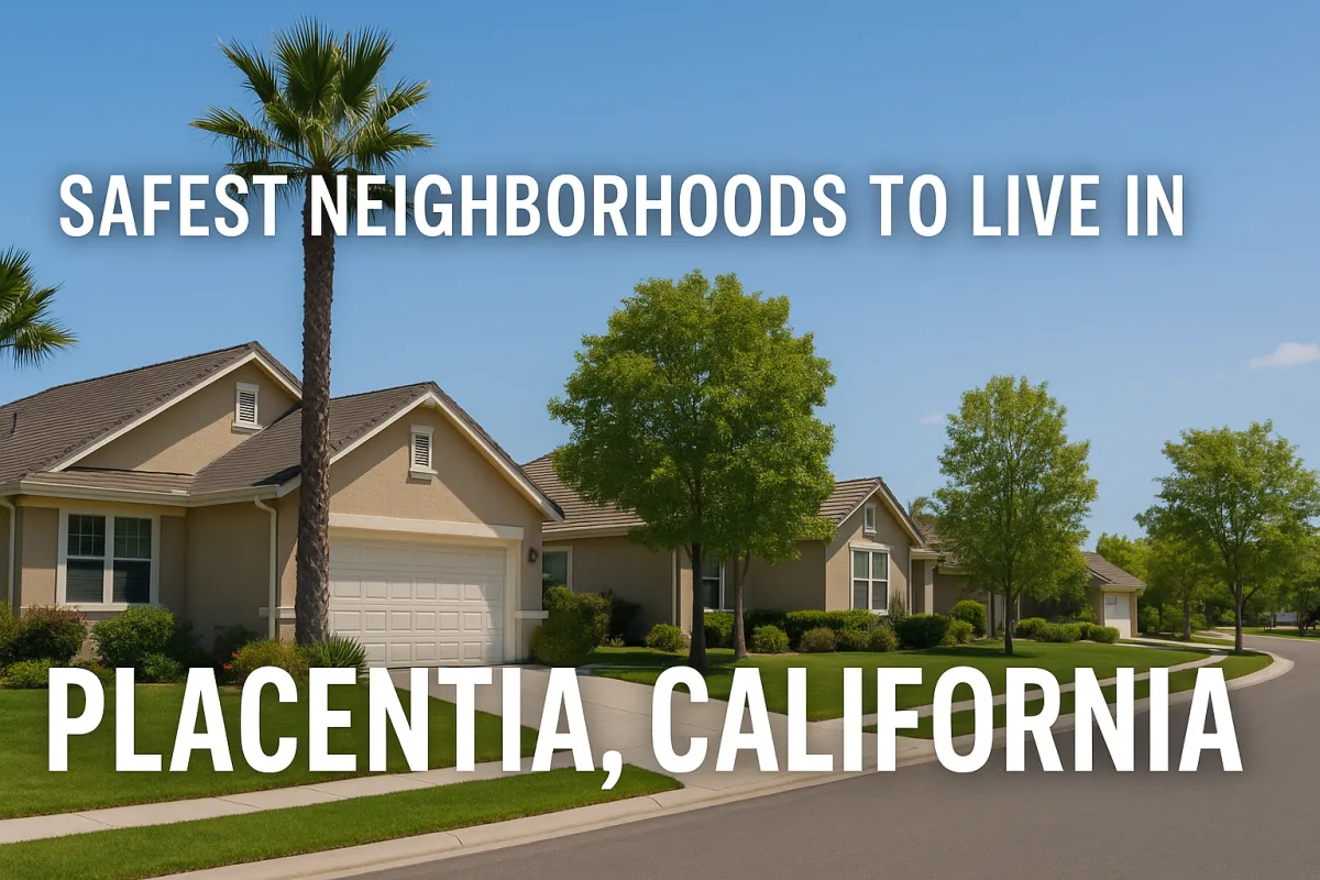 Safest neighborhoods to live in placentia California
