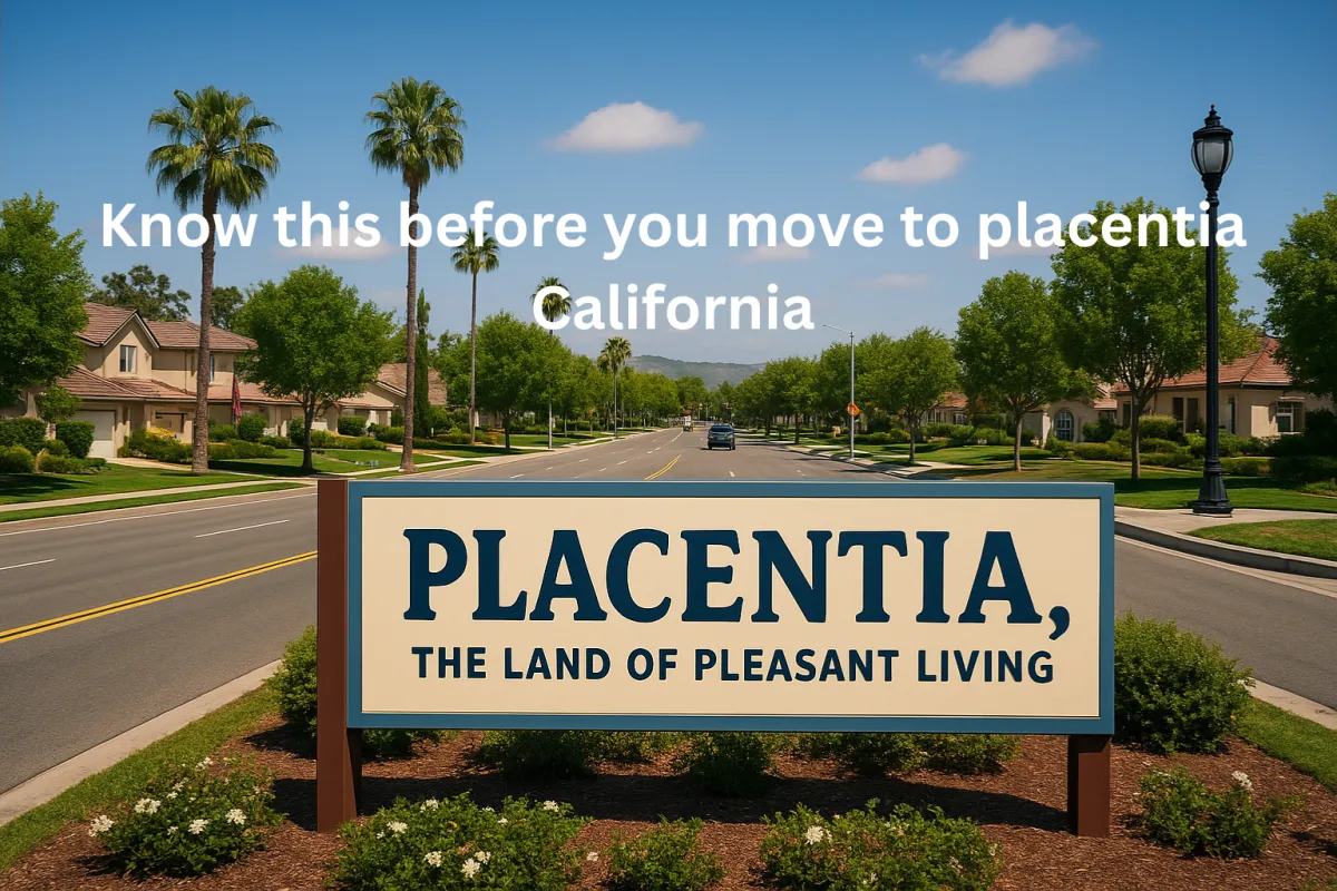 Know this before you move to placentia California