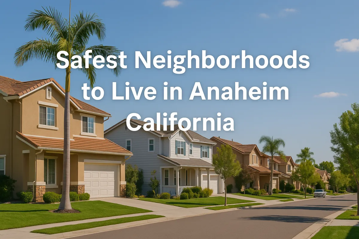 Safest neighborhoods to live in anaheim California