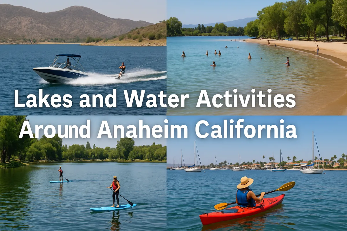Lakes and Water Activities Around anaheim California