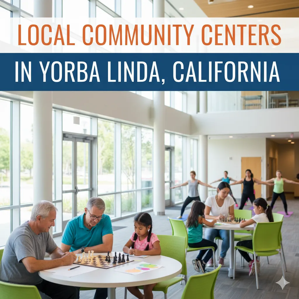 Local community centers in yorba linda California