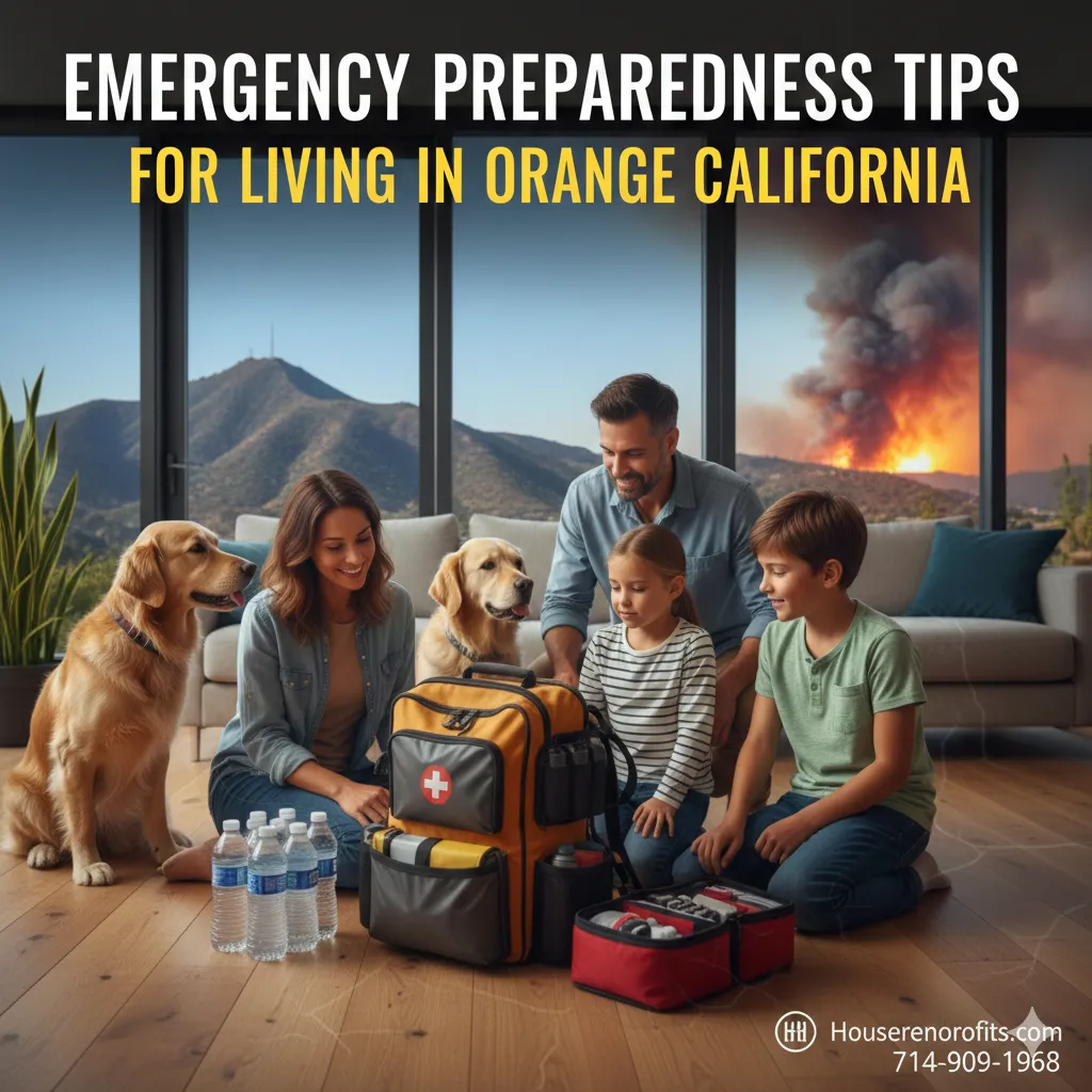 Emergency preparedness tips for living in orange California