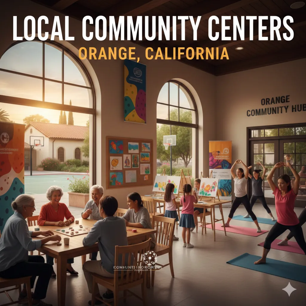 Local community centers in orange California