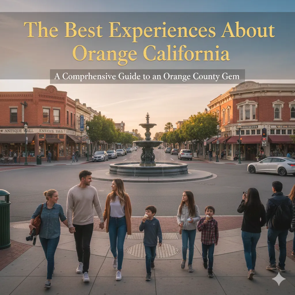 The best experiences about orange California