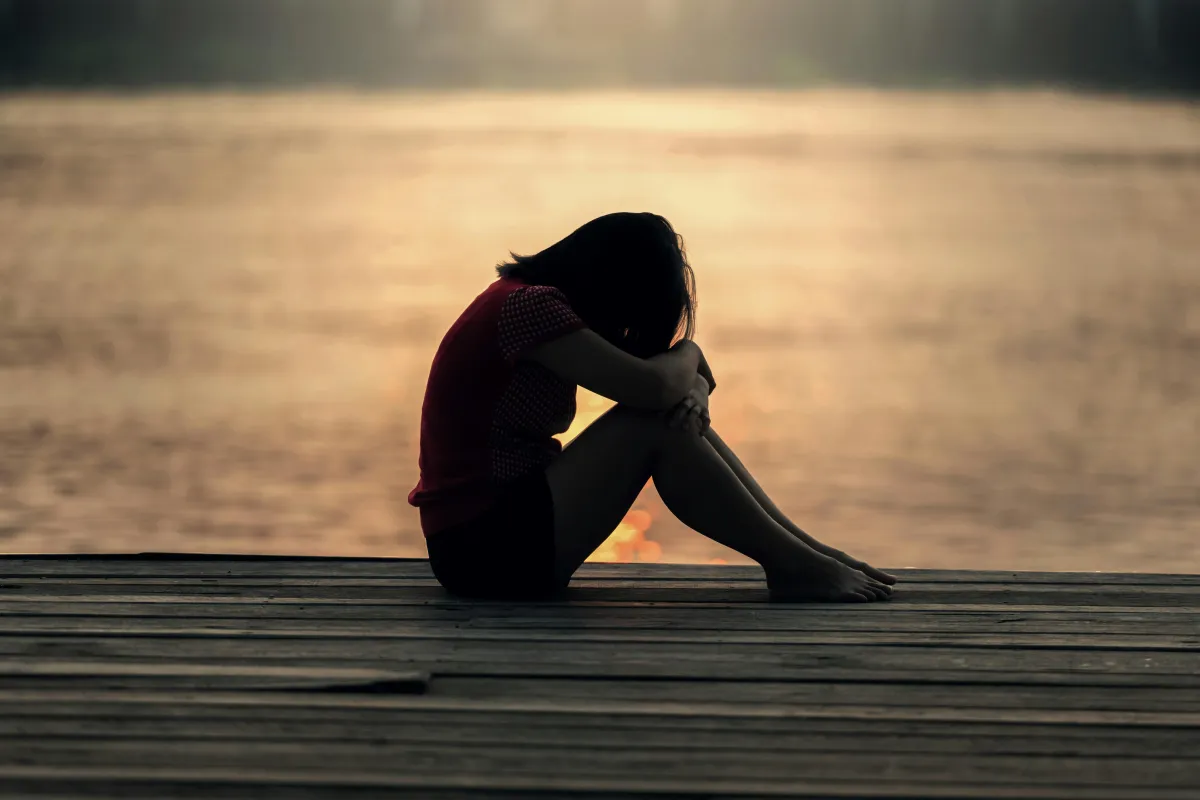 someone grieving loss