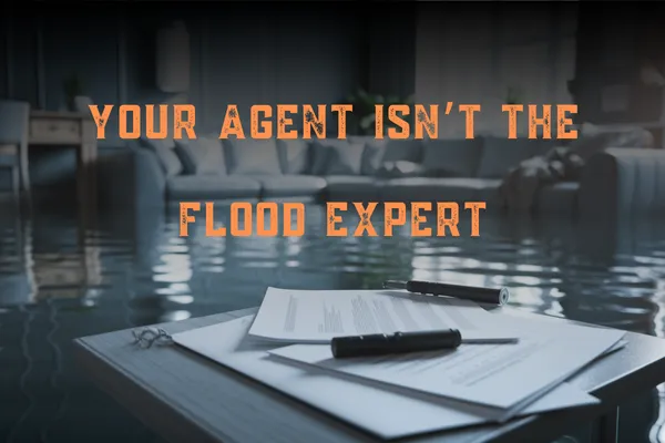 Your Agent Isn’t the Flood Expert... We are