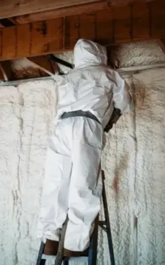 a spray foam insutation installed at a residential property in Spresser