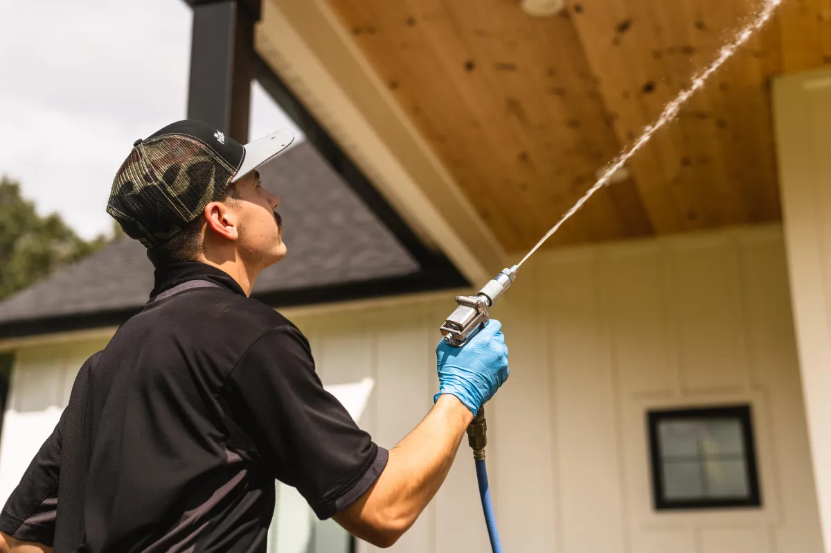 Pest Detective treating for wasp.