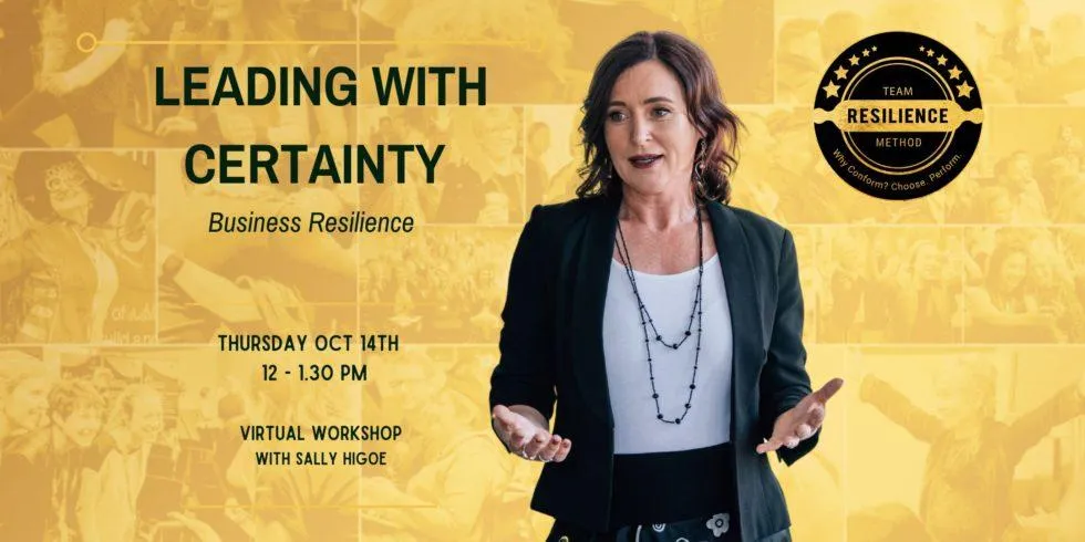 Leading With Certainty – online training
