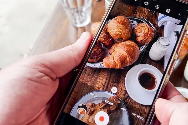 Mobile Phone Food Photography Tips