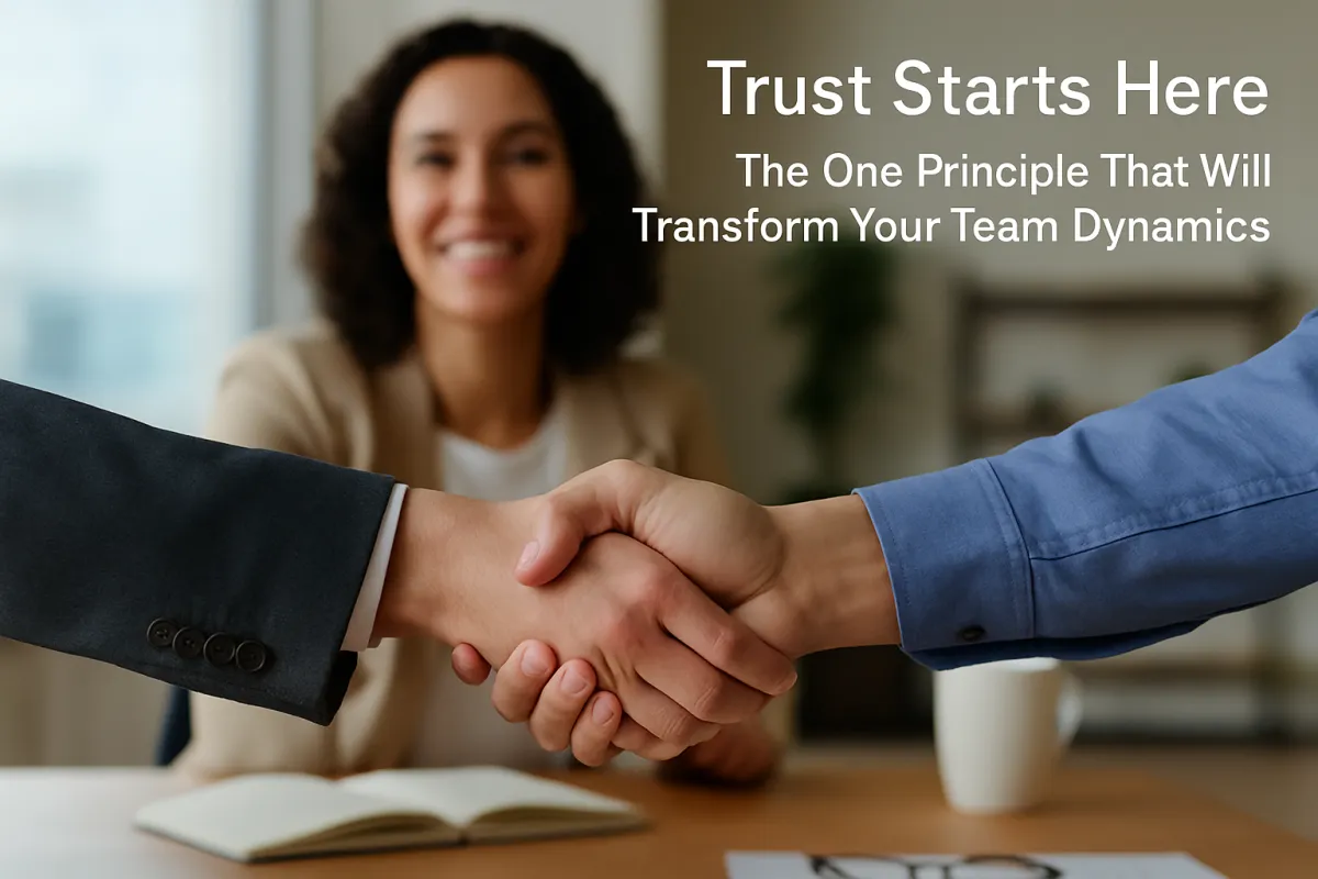 Build a Trust Foundation: The One Principle That Will Transform Your Team Dynamics