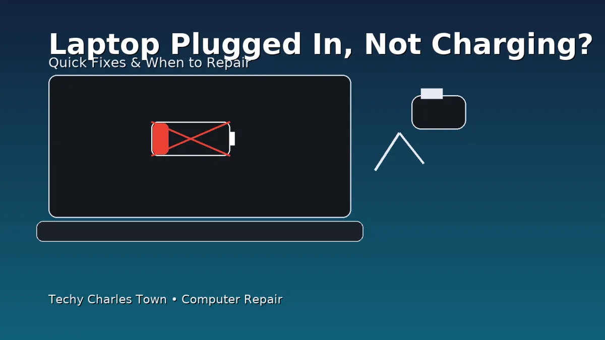 Laptop Plugged In, Not Charging? Quick Fixes