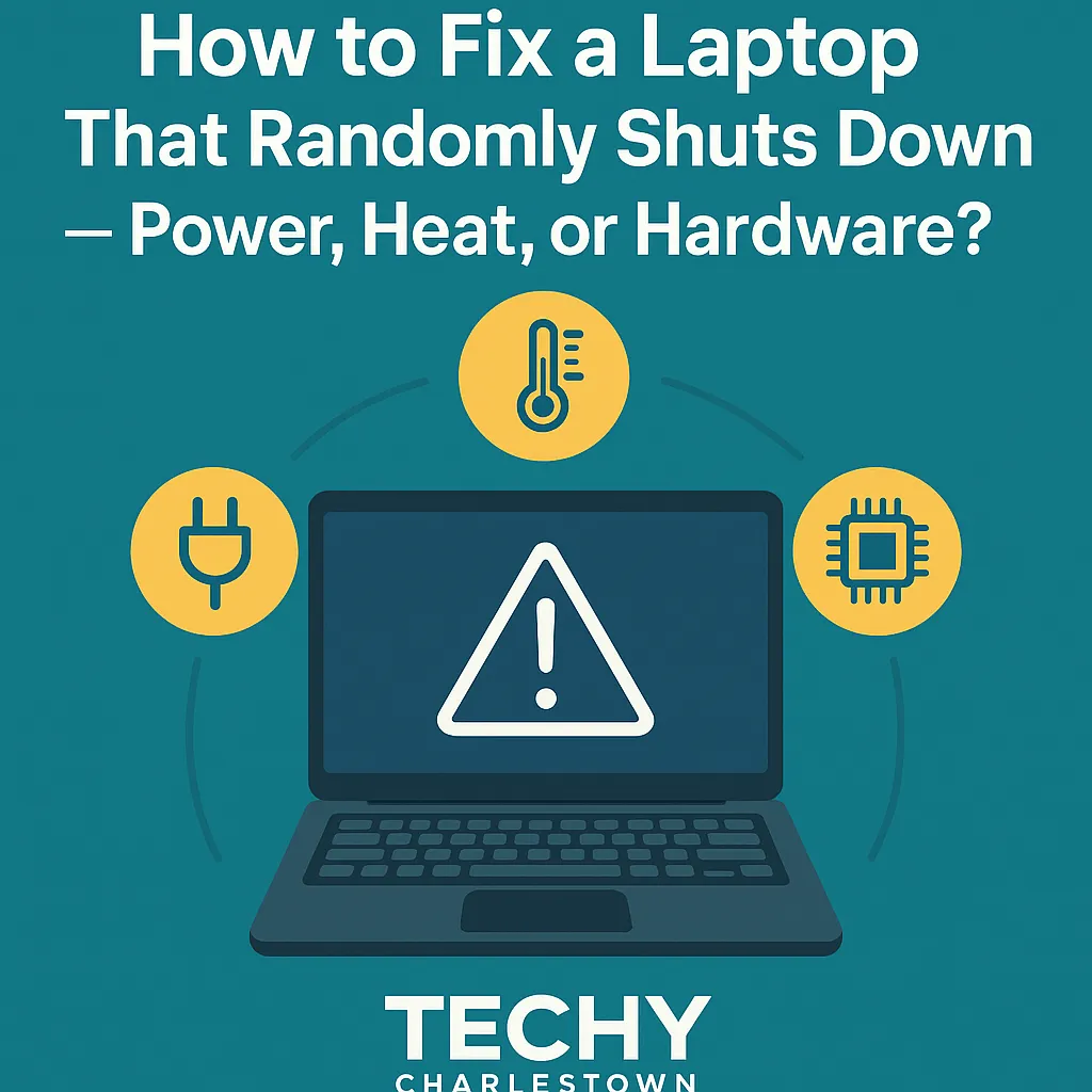 How to Fix a Laptop That Randomly Shuts Down — Power, Heat, or Hardware?