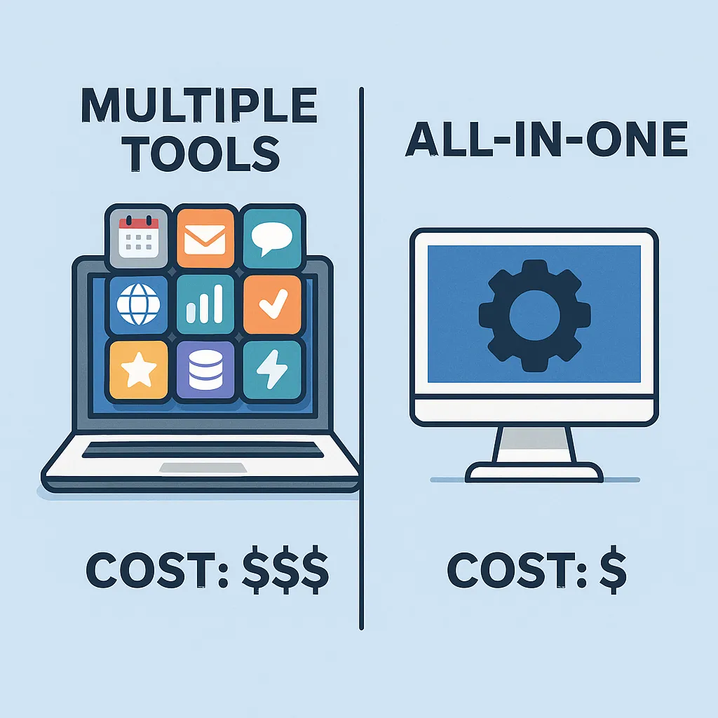 All-In-One CRM vs Multiple Tools: What Saves Money?