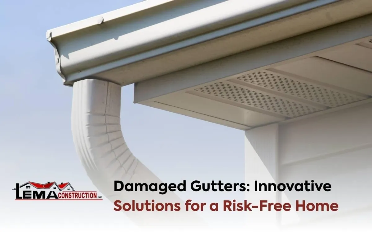 Damaged gutters repair solutions for safer homes