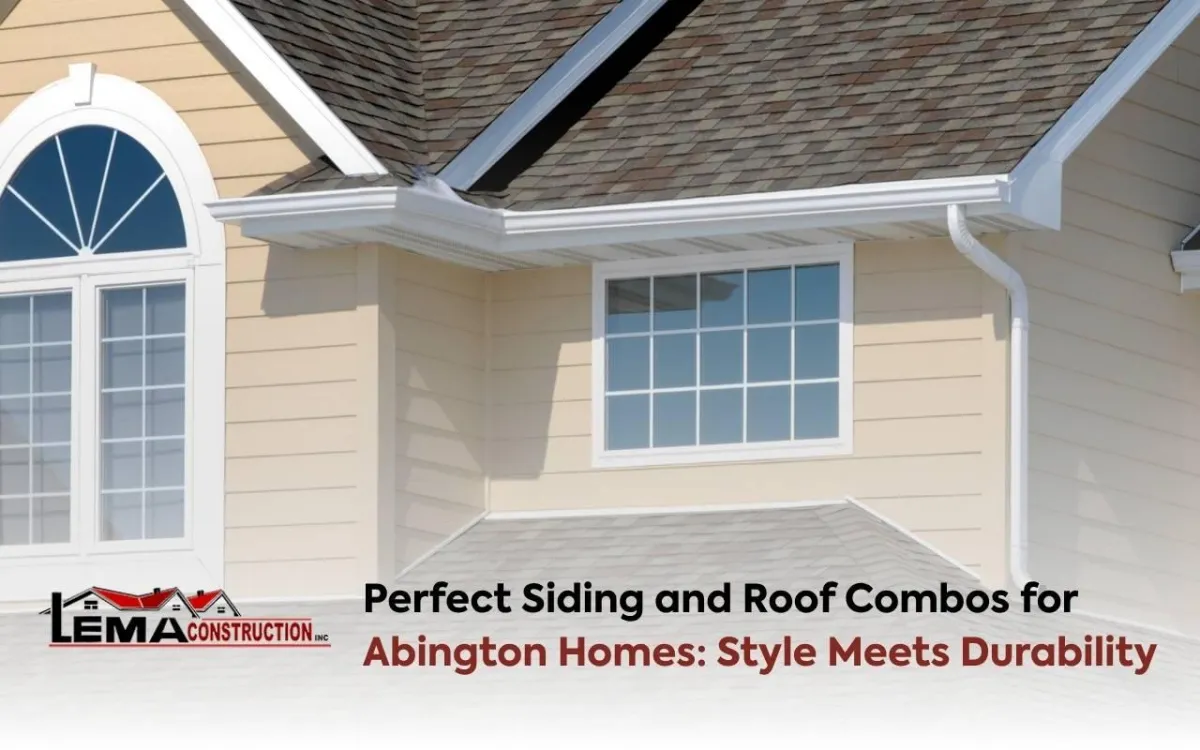 Stucco siding with clay tile roof offers timeless siding and roof combos for Abington