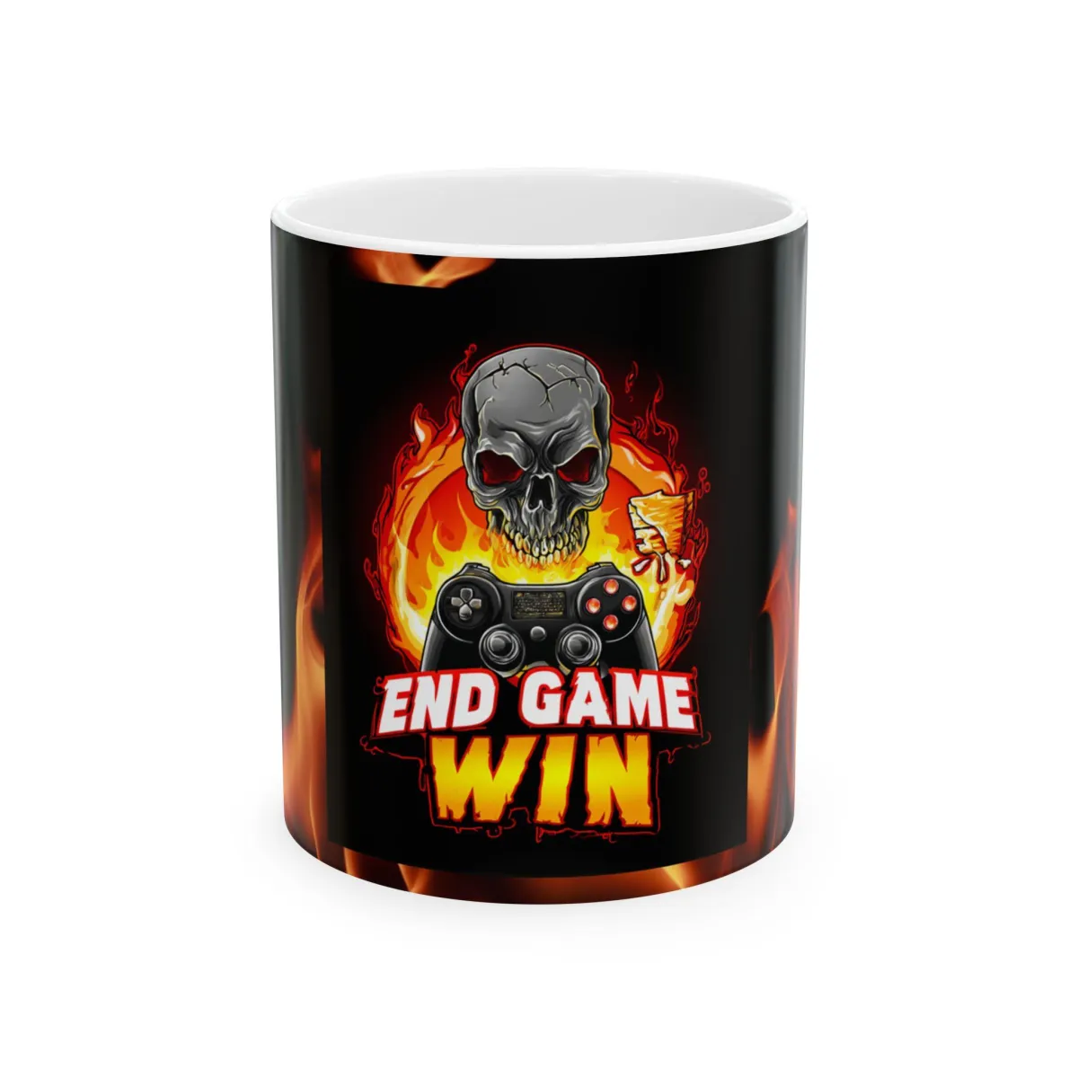 END GAME WIN, Cool Coffee Cup for Gamers