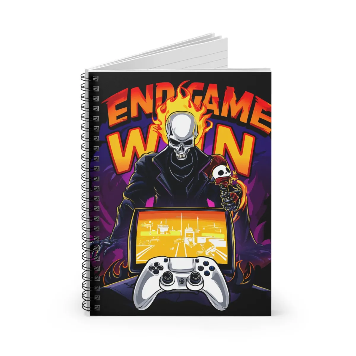Gaming-Themed Spiral Notebook 