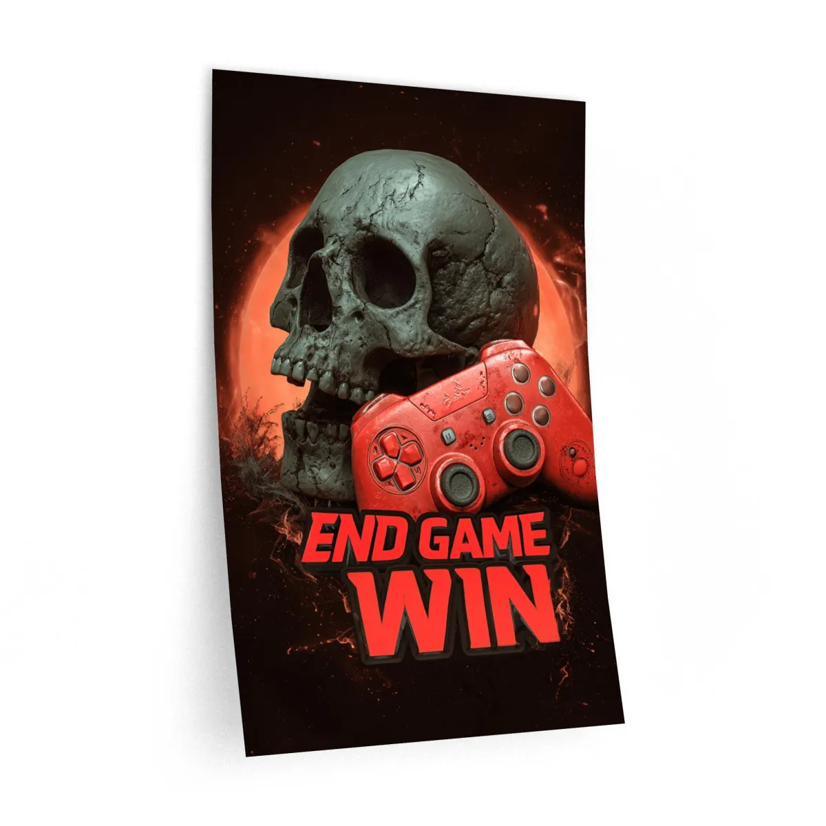 Gamer Wall Decals, Skull Art