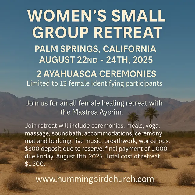 Women's Small Group - August 22nd - 24th, 2025 - Palm Springs, CA
