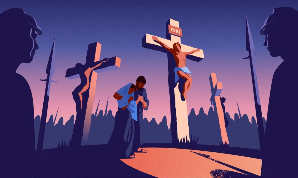 Jesus on the cross