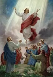 Jesus ascending to heaven