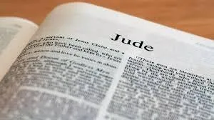 bible open to the book of jude