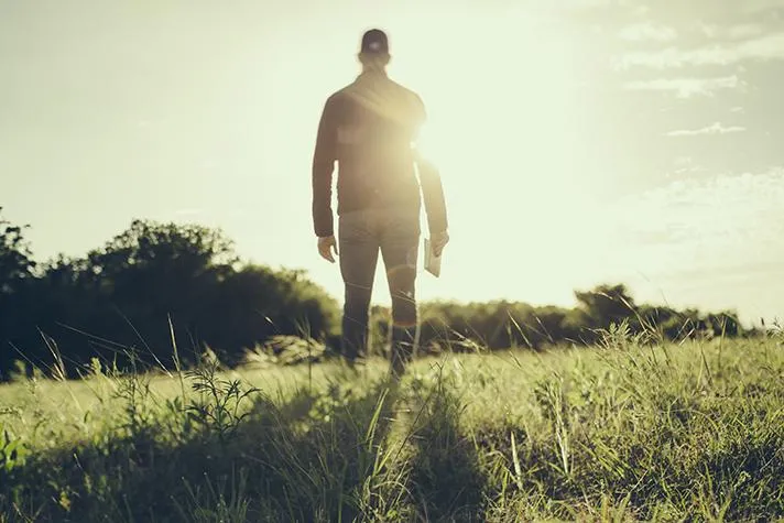 person standing strong