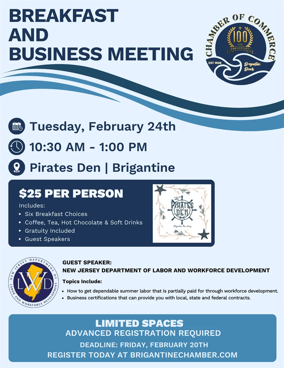 Brigantine Chamber Breakfast Meeting