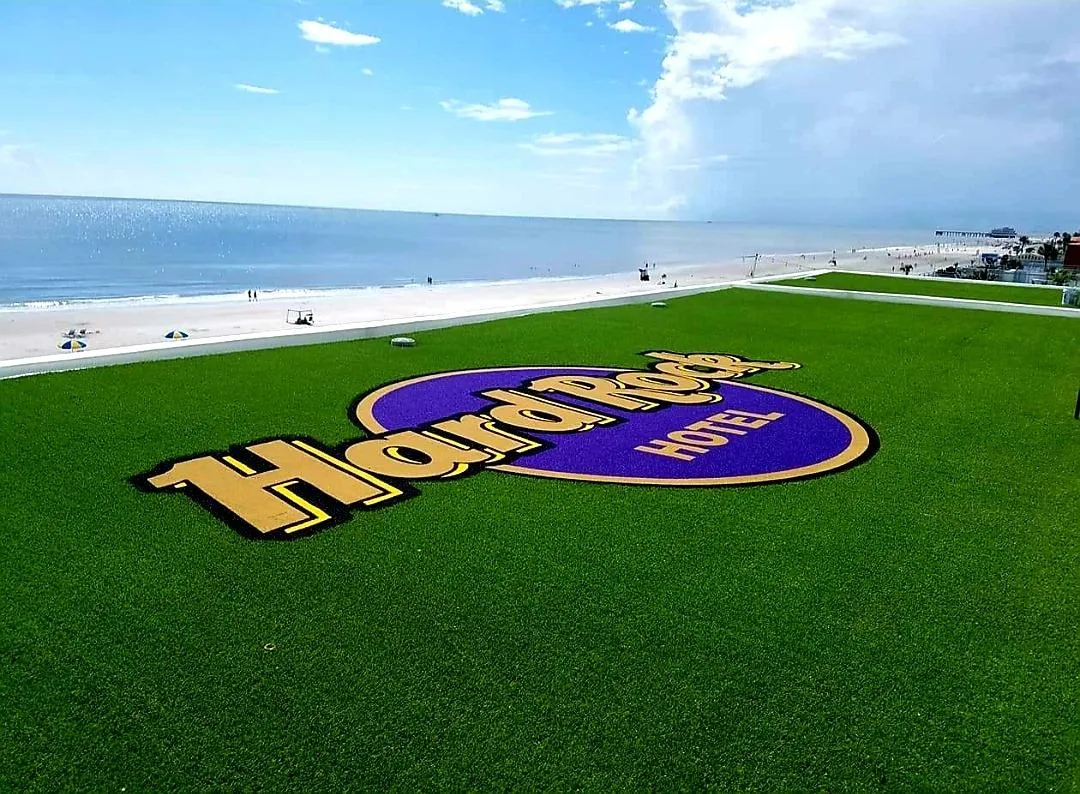 Rooftop Turf Install