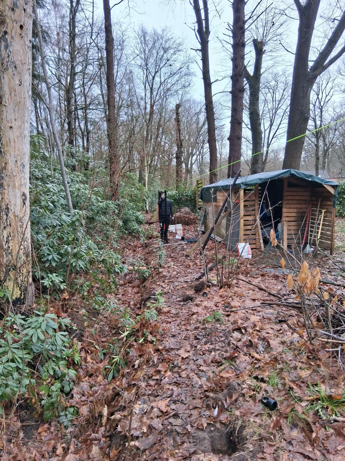 schuurtje montage Klus & Bestratingsbedrijf Engelbart
