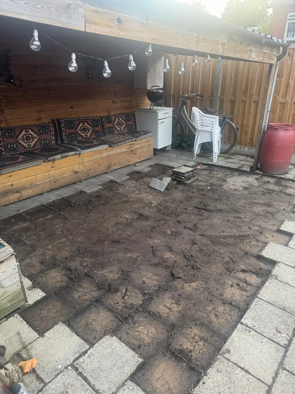 schuurtje montage Klus & Bestratingsbedrijf Engelbart