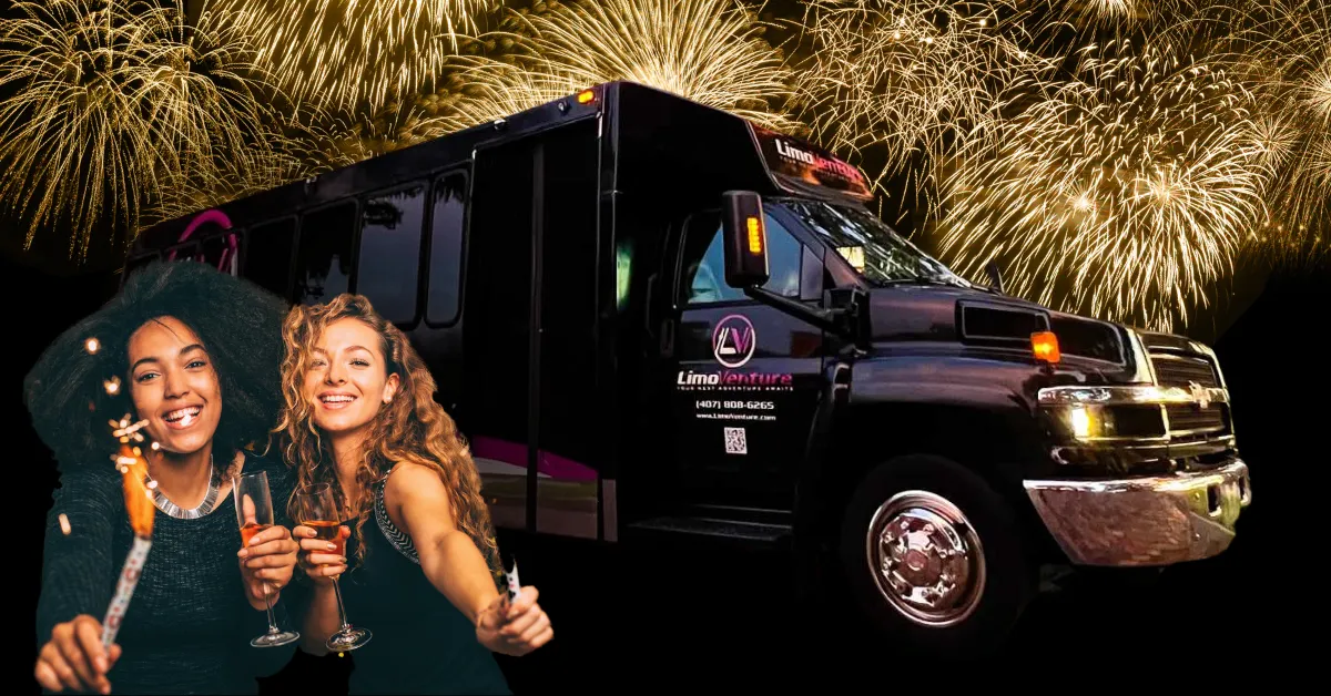 New Year's Eve-LimoVenture-Orlando-Limousine-Party-bus