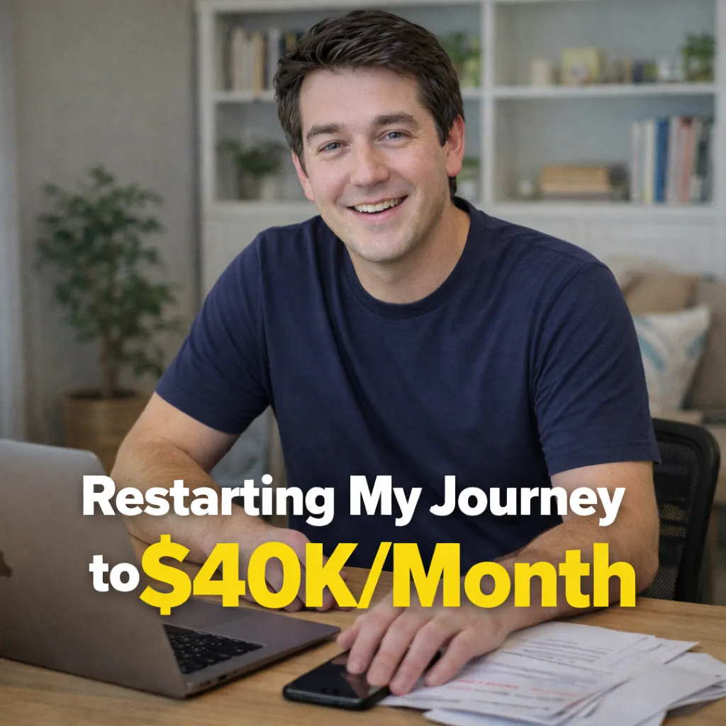 Day 1: Restarting My Journey to $40K/Month