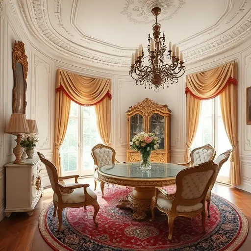 Egy elegáns Rococo stílusú blog borítókép, finom arany díszítésekkel és ívelt keretekkel, amelyek hangsúlyozzák a szellemes és kifinomult hangulatot. A középpontban egy középkorú szakember látható, aki egy viktoriánus stílusú, gazdagon díszített fürdőszobában szürkevíz-rendszert szerel. A háttérben ezüstös csövek és kerekded csaptelepek tükröződnek, míg a környezetet részletgazdag lakberendezési elemek, aranyozott minták és merész mennyezeti díszítőelemek díszítik, utalva a környezetvédelem és fenntarthatóság témájára. A kép meleg pasztell színpalettát alkalmaz: krémszín, mélykék és arany árnyalatok hangsúlyozzák a kifinomultságot és a nyugalmat. Apró, játékos részletek: zöld levelek a csövek mellett, színes szalagok a szerszámokon szimbolizálják a természet és technika harmóniáját. A világos, szellemes hangulat és az ornamentális művészeti stílus összhangja arra utal, hogy a környezetbarát vízvezeték-szerelés nemcsak praktikus, hanem művészi és stílusos is lehet, míg a részletgazdag, díszes mennyezet és falburkolat fénypompás, luxus légkört teremt.