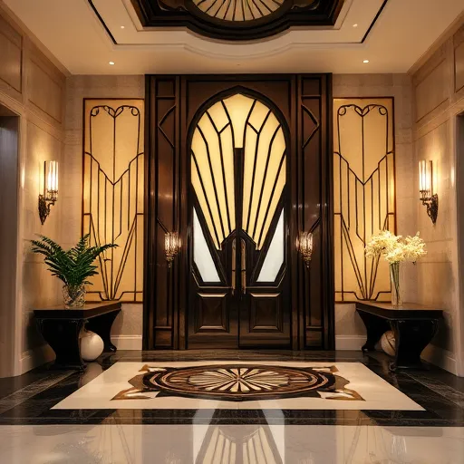 An elegant Art Deco-style cover image showcasing the world of plumbing. At the center, a geometrically designed, glossy metallic faucet in gold and deep blue tones, surrounded by an intricate network of golden-plated drains and water pipes. The background features stylized, geometric pipe and connector patterns rendered in smooth, gradient turquoise hues with silver accents, creating a luxurious and professional atmosphere. The scene includes a symmetrical, mango-shaped graphic water pipe evoking a compact, efficient workshop environment, with plumbing elements depicted using fine mosaic techniques to highlight detail. Light, airy geometric lines and bands harmonize with the structural elements of the environment, emphasizing a balance between calmness and advanced technology. The composition reflects artistic precision and modernity, with subtle lighting enhancing metallic and porcelain surfaces. The design evokes the opulence, symmetry, and angular elegance characteristic of the Art Deco era, with a rich color palette of gold-brown, cool turquoise, silver, and dark blue. The minimalist yet richly textured layout highlights intricate details, creating an overall aesthetic that is both elegant and inspiring for professional plumbers and home renovation enthusiasts alike.