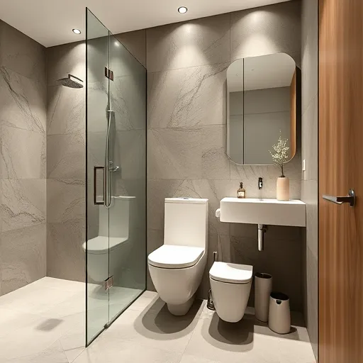 A modern, minimalista fürdőszobában látható egy design WC-tartály, amely innovatív módon ötvözi az esztétikumot és a fenntarthatóságot. A tartály tartós, matt fehér felületekkel rendelkezik, finom görbületekkel és litográfiai részletekkel, hangsúlyozva a futurisztikus és technológiailag fejlett dizájnt. A háttérben áttetsző, halványkék árnyalatú csempék futnak, amelyek a friss, tiszta víz érzetét keltik, miközben a lágy fények visszatükröződnek a felületeken, kiemelve a modernség érzetét. A kép központjában a tartály kifinomult mechanikája látható, részletes kidolgozottsággal, beleértve a fényes, tapintható vizes cseppeket, melyek élénken életre kelnek. A nyugodt tónusú, színpalettán jellemzőek a hideg kékek, halvány szürke árnyalatok és a nappali fény által megvilágított fehér felületek, amelyek harmonikus egységet alkotnak. A hyperrealista stílus minden apró részletet, például a csillogó cseppeket, a sima felületeket és az illesztéseket élethűen ábrázolja, hangsúlyozva a tartály innovatív, fenntartható technológiáját. A kép egyensúlyban tartja a funkcionalitást és a környezettudatosság szellemét, nyugodt, professzionális rezonanciát teremt a nézőben, tökéletesen illeszkedve a modern, környezettudatos fürdőszobai környezethez.