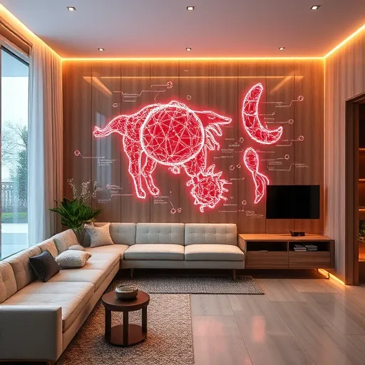 A modern, high-tech workshop scene featuring an open Westin boiler undergoing diagnostics. The boiler's circuit board and electronics are highly detailed, with LED indicators and switches softly illuminated, emphasizing the technical intricacies. In the foreground, the technician's workspace displays precision measuring tools and tools neatly arranged, creating a clean, organized environment. Hovering hologram projections around the circuit board illustrate circuit functions or fault locations, adding a futuristic diagnostic element. The background is subtly blurred to keep focus on the boiler and diagnostic process. The color palette consists of deep blues and silvery accents, highlighting technological accuracy and calm professionalism. The hyperrealistic style captures fine details like gaps between electronic components and the textured surfaces of measuring instruments, conveying a sense of trust, expertise, and meticulous craftsmanship.