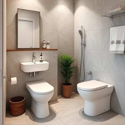 A modern, letisztult fürdőszoba központi részén egy nyitott WC-tartály látható, ahol egy fehér műanyag leeresztő gumit ügyesen kiemelnek és cserélnek. A tiszta, finoman megvilágított környezet hangsúlyozza a precizitást és a könnyedséget. A háttérben halványan kirajzolódnak szürkés-kék csempék, amelyek nyugodt és professzionális hangulatot árasztanak, utalva arra, hogy ez a jelenet egy modern szerviz vagy otthoni fürdőszoba része. A színpaletta világos kékekből, fehérből és ezüstös árnyalatokból áll, közvetítve a megbízhatóságot és a nyugalmat. Apró, játékos részletek tarkítják a képet, mint például apró buborékok a vízben vagy egy kihajló szerszámvázlat, amelyek egyediséget és személyességet adnak, miközben utalnak a karbantartás könnyedségére és hozzáférhetőségére. A digital art stílusban készült alkotás részletes, élénk színű, mérnöki precizitással elkészített, ötvözve az otthon melegségét, ezáltal informatív és vizuálisan kellemes élményt nyújtva, felkeltve a néző érdeklődését a problémamegoldó megoldások iránt.