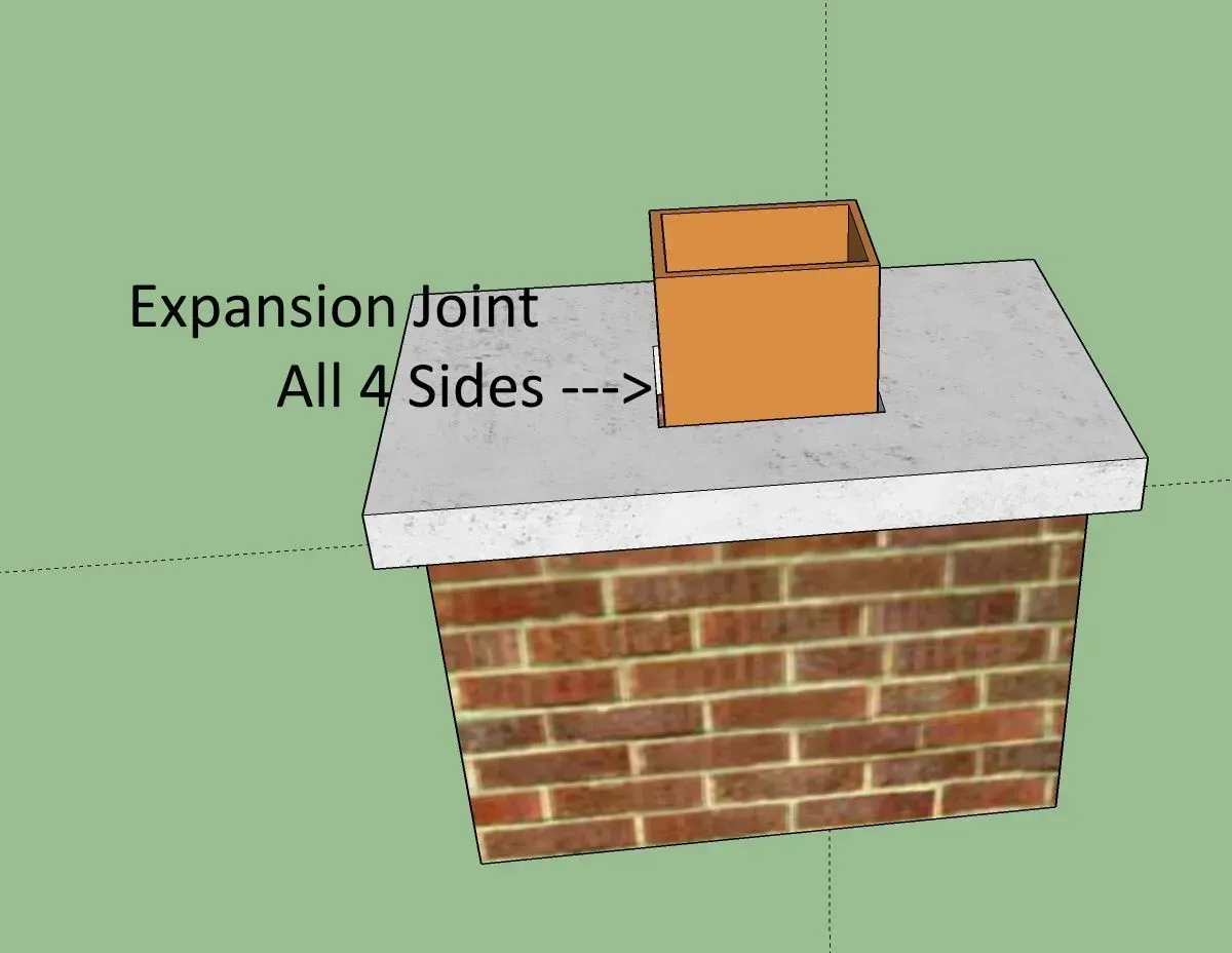 Why did my chimney crown crack?