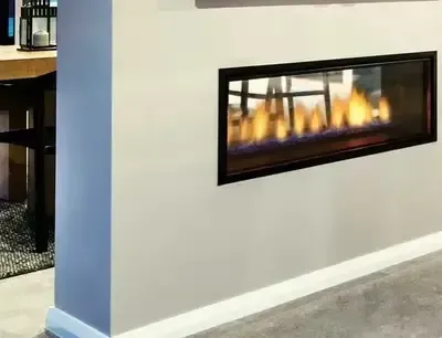 Double Sided Fireplace