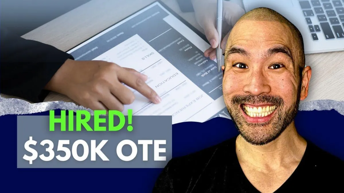 How to Get Your Dream Sales Job FAST [exact frameworks]