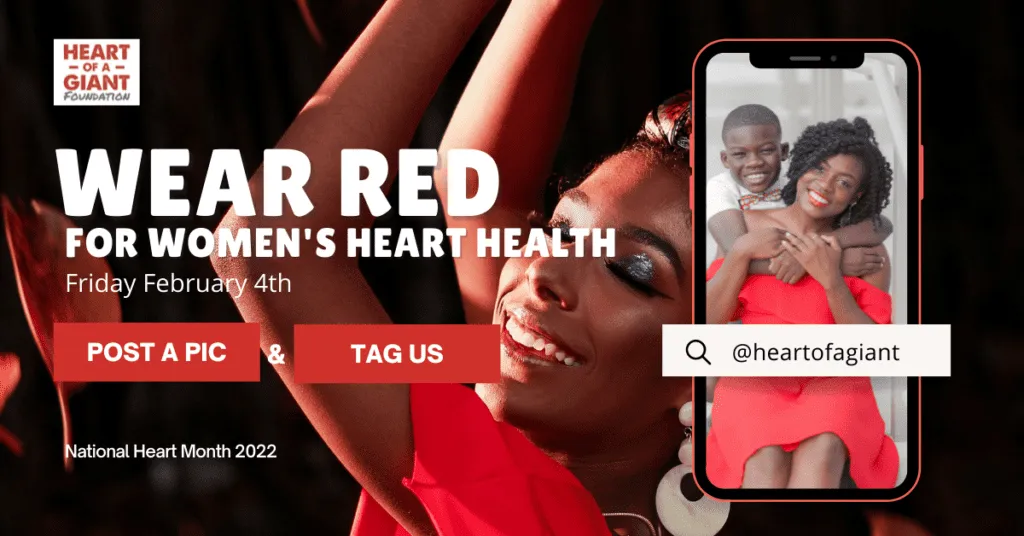 WEAR RED FOR WOMEN’S HEART HEALTH THIS FEBRUARY