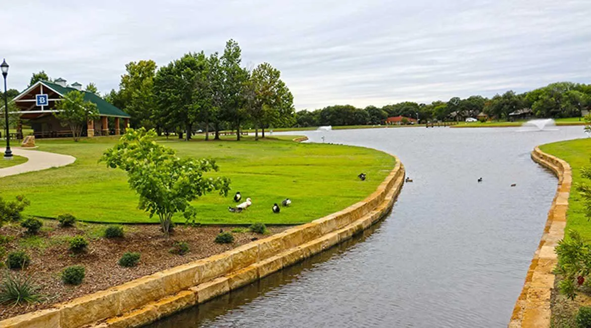 Aerial view of Bedford TX suburban homes representing the local housing market trends and real estate outlook for 2025