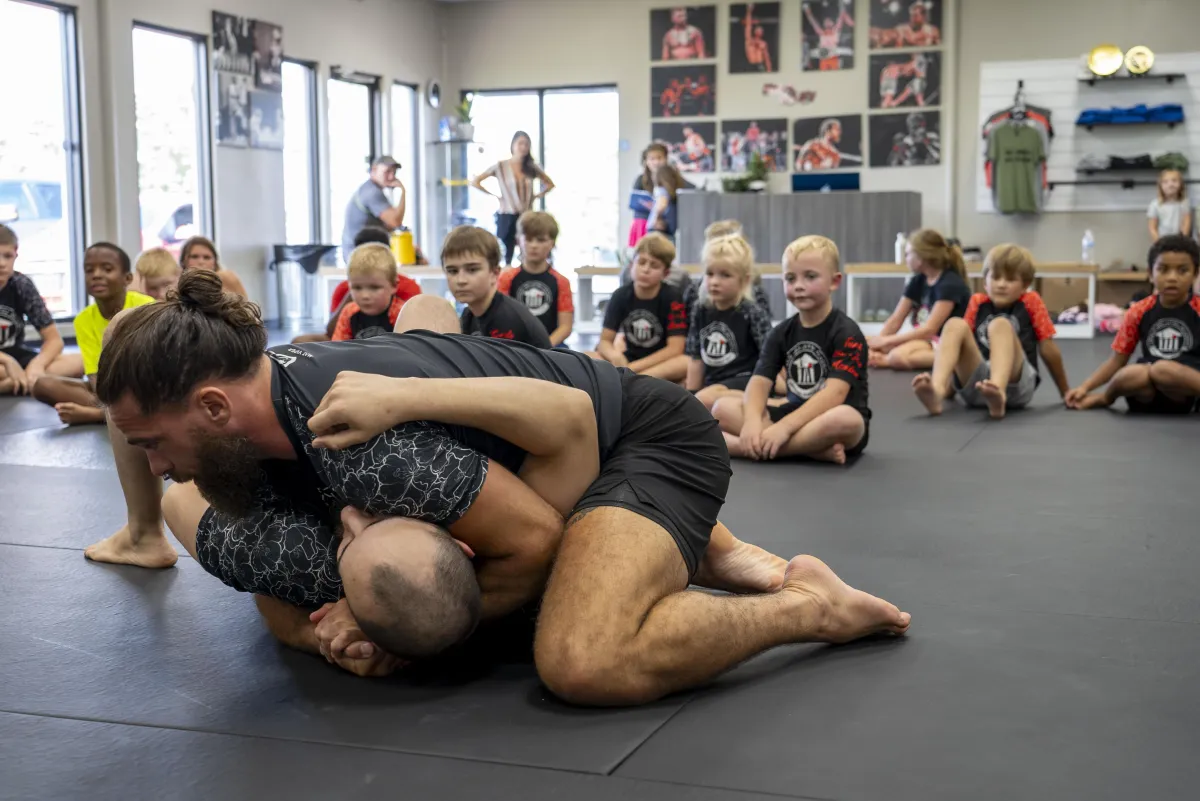 Tupelo Jiu Jitsu Kids on the mats